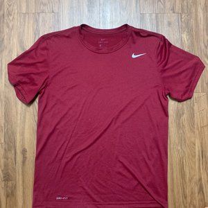 Nike Men's Dri-Fit Maroon Tee